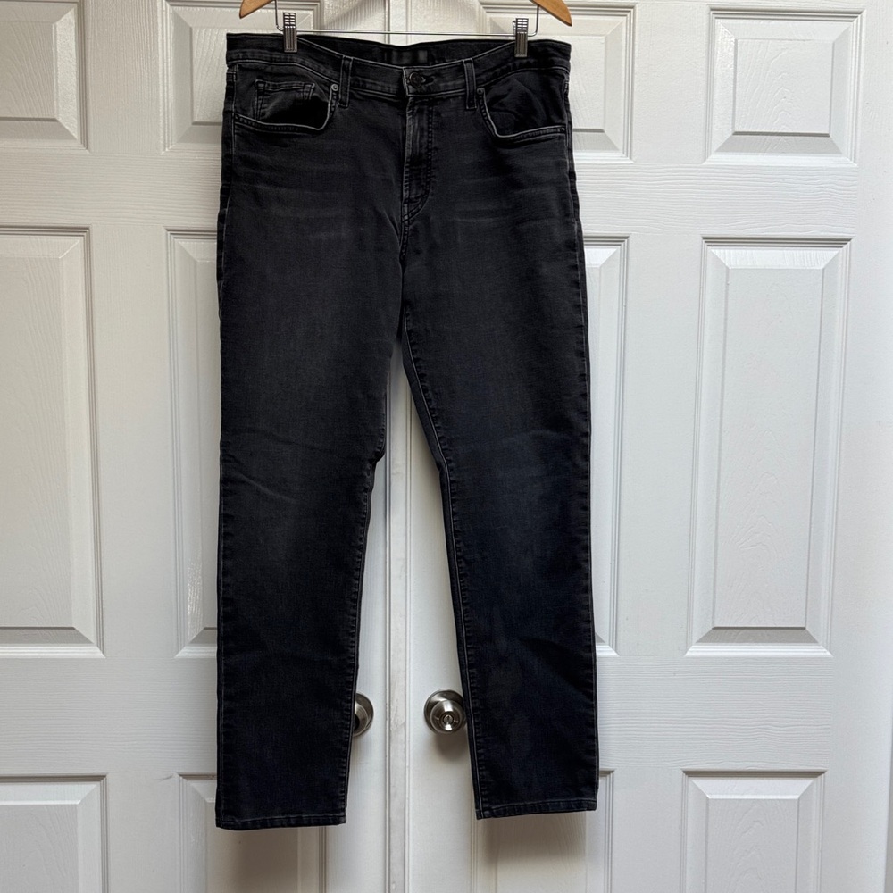 J Brand Men's Dark Gray Straight Jeans